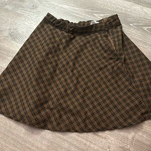Cute plaid skirt H&M
